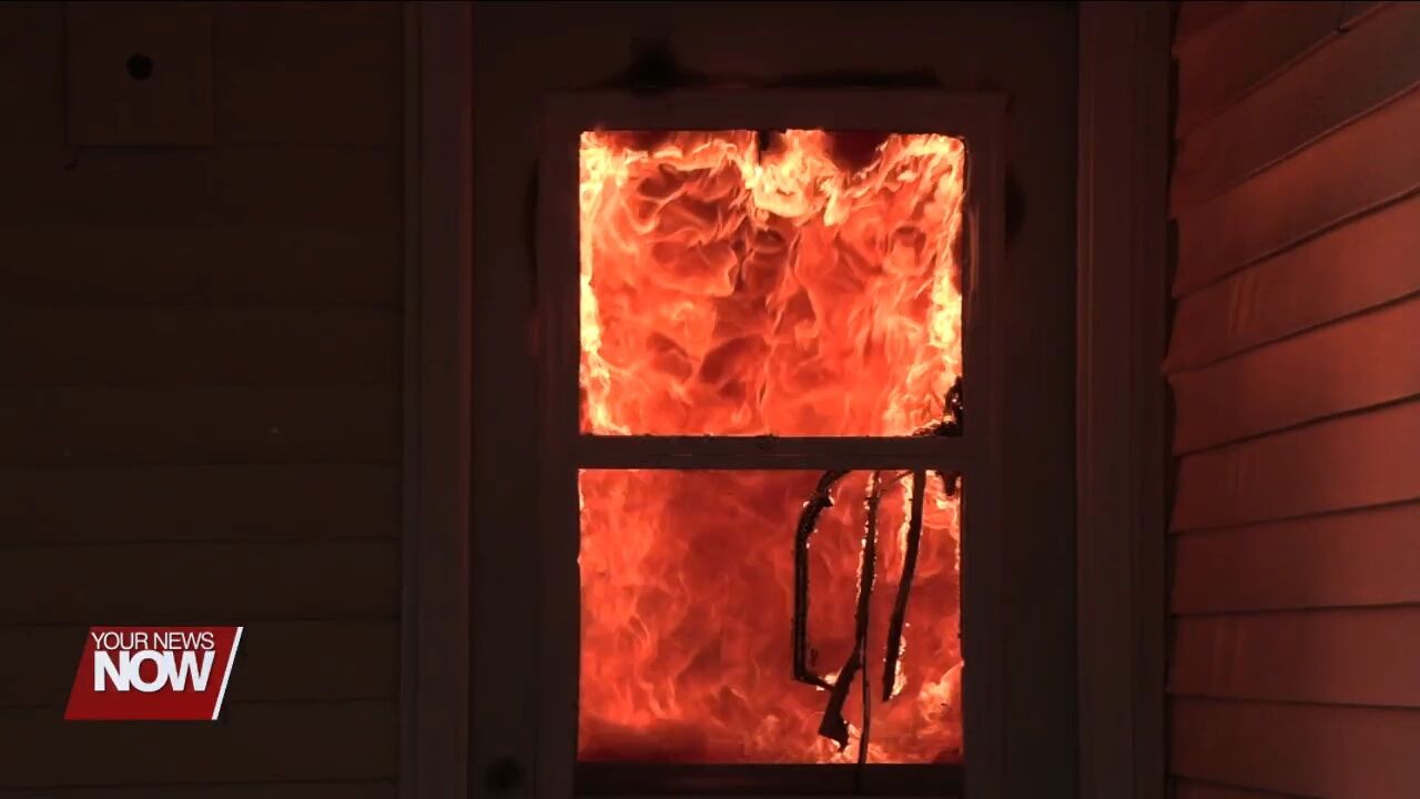 Multiple departments battle a two-alarm fire on N. Cool Road